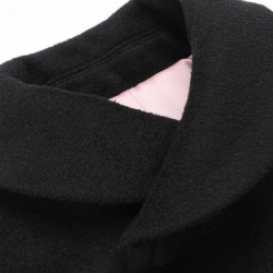 Pre-Sale Black   Woolen Wrap Bolero Jacket