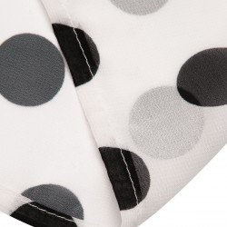 Black&White  Polka Dots Long Cover-up